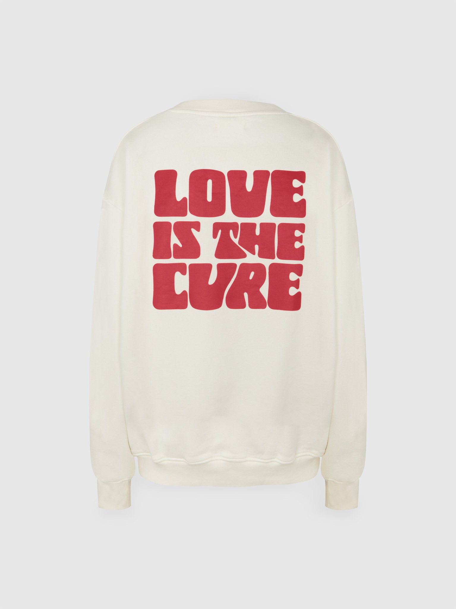 Unisex Love sweater off white - Main Image